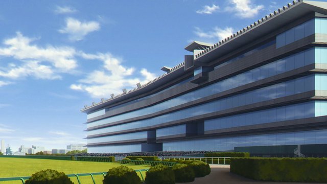 Hanshin Racecourse Stands and Track